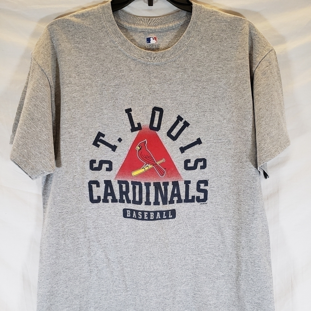Genuine Merchandise St.Louis Cardinals Gray Baseball T-shirt Sz L